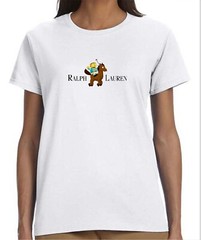 MEN WOMEN TEE TSHIRT SUBLIMATION LAUREN WIGGUM RALPH POLO PONY COOL GIFT FUNNY
