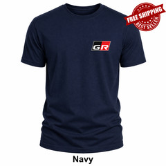 Toyota GR Racing Logo T Shirt Men JDM Motorsport Tee Size S-5XL