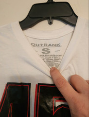 Outrank mens 45 is the new 23 t shirt size small