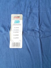 (Pack Of 2) Dickies Short Sleeve Pocket Work T/Shirts. XLarge. Blue
