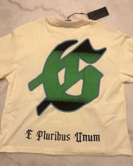 Godspeed Limited Edition Graphic Cotton Crew Neck Long Sleeve T-Shirt Cream Mul…