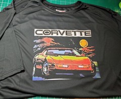 1980’s C4 Chevrolet CORVETTE Short-Sleeve Unisex black T-Shirt