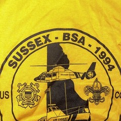 Vintage US Coast Guard USCG BSA Boy Scouts Fall Camporee 1994 T Shirt USA Sz XL