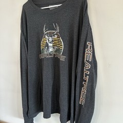 Realtree By Staghorn Creek Deer Graphic Long Sleeve T Shirt Mens Size 2X Hunting