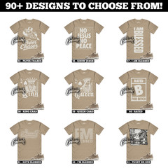 4 Cozy Girl Hemp Light Orewood Brown Tan Dunk British Sneaker T Shirt to Match