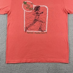 Vtg Stedman Large Shirt Run In The Park Pinellas Park Florida Tampa Bay USA Made