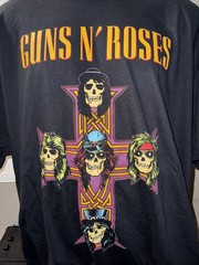 Official Guns N Roses Cross 2XL 2023 North America Tour Shirt New