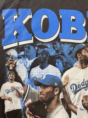 Dodgers T Shirt Men’s Adult Size L/XL No size Tag Black