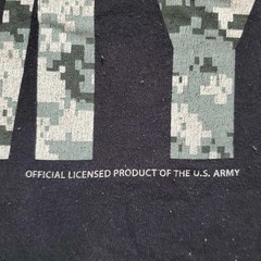 Digital Camo US Army T-shirt Made in USA Medium M