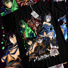 Black Clover Asta Yuno T-shirt Comic,Bull,Magic,Demon,Yami T-shirt – Black