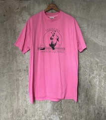 Vintage 1990s Fairbanks Symphony Orchestra Bear Pink Hanes Single Stitch Tee XL