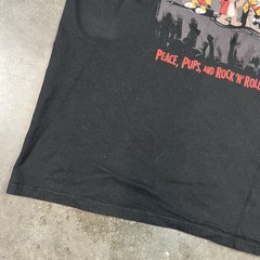Crazy Shirt Mens Medium Black Adpot A Dog Preowned