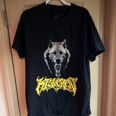 Kill Crew Portable Series PC-1 Black Wolf Graphic Logo Crew Neck XL Men’s Tee