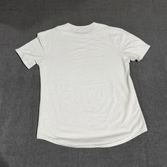 BYLT Basics Drop Cut Lux T-Shirt Mens XL White Short Sleeve Curved Hem Crew Neck