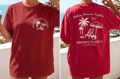 Custom Family Vacation 2026 Shirt Matching Summer Beach Trip Tee