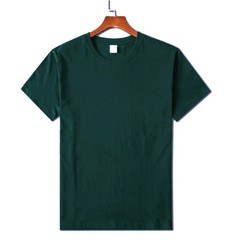 Men T Shirt Cotton Short Sleeve Solid Pure Color Leisure Basic Streetwear Top
