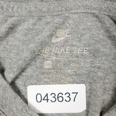 Nike T Shirt Mens Size 2XL Gray Swoosh Casual Short Sleeve Adult *