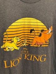 Disney The Lion King T-Shirt Graphic Tee Size XXL Gray