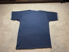 Vintage Dolce And Gabbana Men’s Large Blue Ringer Tee Jerzees Euro Tag 90s