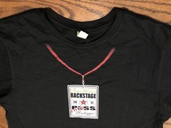 David Arthur Vineyards Wine Backstage Pass 2011 Meritaggio Tour T-Shirt Medium