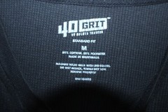 Duluth Trading 40 Grit Men’s L/S Shirt Medium Black 48″ Chest 30″ T2B Ships Fast