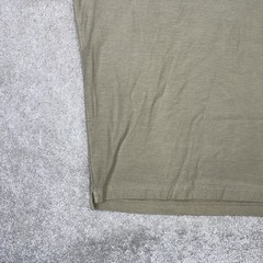 KITH Men’s Quinn Data Taupe Beige Heavyweight Logo Pocket Cotton Tee Shirt XL