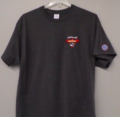 Pittsburgh Condors ABA Basketball Embroidered T-Shirt S-6X, LT-4XLT Pipers New