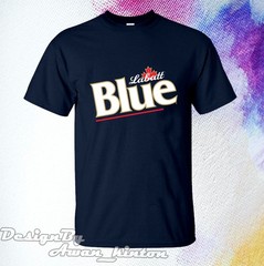 Clothing LABATT BLUE LIGHT Funny Logo TSHIRT Cotton Made In USA