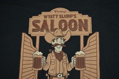 Birddogs T Shirt Mens Large Short Sleeve Black Wyatt Slurps Saloon NEW