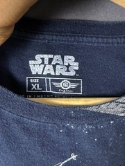 Star Wars Mad Engine Spaceship All Over Print T-Shirt Navy Men’s XL