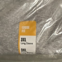 Carhartt Men’s Heavyweight Loose Fit Long Sleeve T-Shirt Gray 3XL Big & Tall