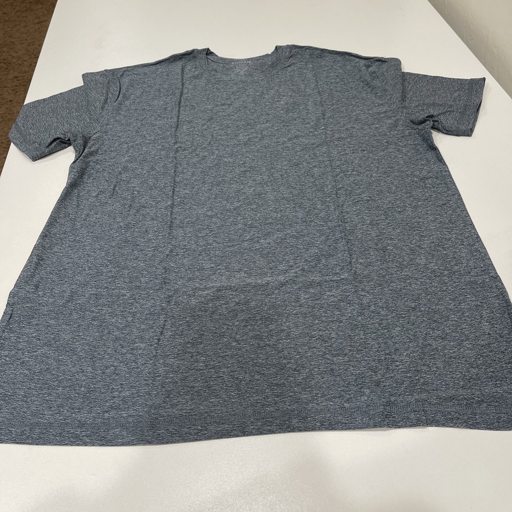 True Classic Crew Neck Short Sleeve Active T-shirt Heather Navy XL