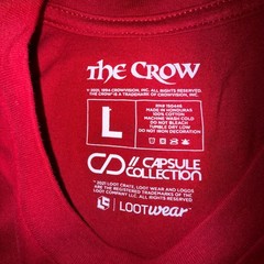 The Crow T-Shirt Mens Large Red NWOT Hangman’s Joke Loot Crate Capsule 2021