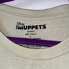 Disney The Muppets Kermit The Frog Country Roots Shirt Short Sleeve Mens L FLAW