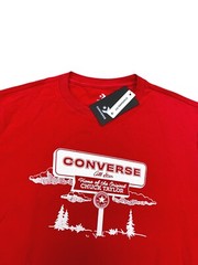 NEW Converse Chuck Taylor All Star Short Sleeve Graphic Mens T Shirt Red White