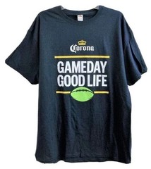 Corona Game Day Good Life Football T-Shirt Adult XL X-Large