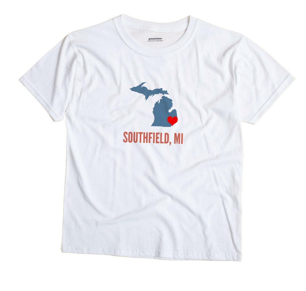 Southfield Michigan MI T-Shirt HEART