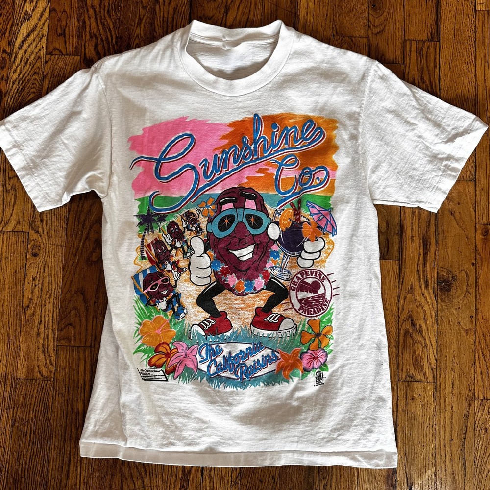 The California Raisins 1987 SUNSHINE T-shirt All S to 5XL LL573