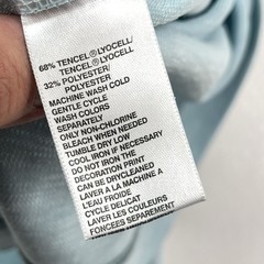 Tommy Bahama Light Aqua Blue Heather Tencel Blend T-Shirt Men’s Size L