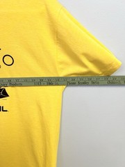 Vintage 90s Rodeo T-Shirt Yellow XL Fruit of the Loom Best USA Made Bull
