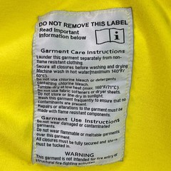 Just In Trend 3XL Men’s Safety Yellow FR Long Sleeve T-Shirt 100% Cotton