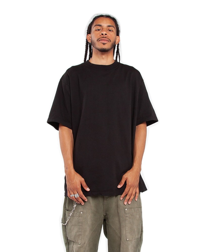 Heavyweight Blank Tee – Vintage Wash Unisex T-Shirt – Shaka Wear Garment Dyed