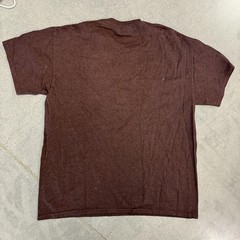 Gildan Cross-Dyed Heather Brown Promo Tee Size L 50/50 Cotton Poly Blend