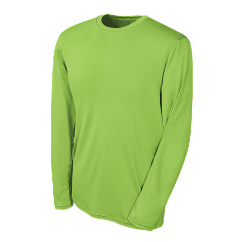 Champion Tactical TAC26 Long Sleeve Double Dry T-Shirt, Safety Green, 3X-Large