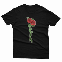 Red Rose Flower Nature Lover Mens T Shirts Unisex Tee #P1#Or#A