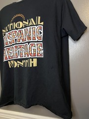 National Hispanic Heritage Month Shirt Mens XL Black Port & Company Graphic Tee