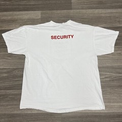 Vagina Security Parody Shirt Mens 2XL XL White Comedy Saying Meme Text Beer Bar