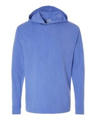 ComfortWash by Hanes GDH280 Garment-Dyed Jersey Hooded Long Sleeve T-Shirt