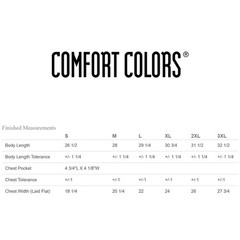 Comfort Colors Unisex Garment-Dyed Heavyweight Pocket T-Shirt – 6030