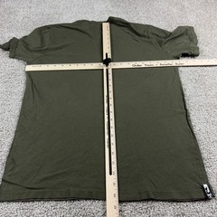 Paka Shirt Mens Medium Green Baby Alpaca Wool Blend Crew Neck Short Sleeve